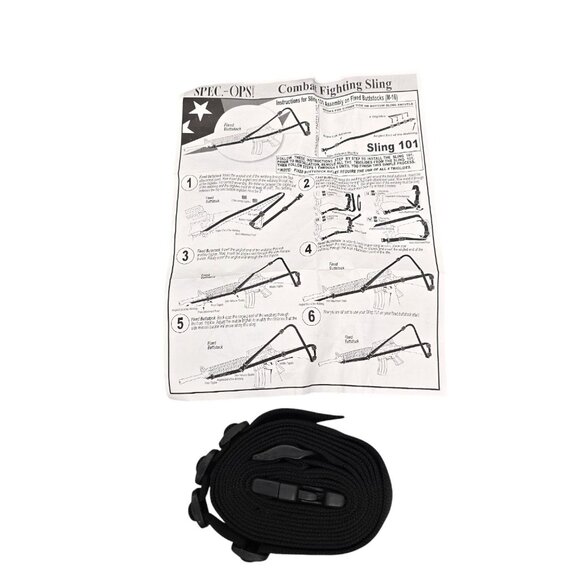 Spec-Ops Sling 101 Universal Combat Fighting 3 Point Rifle Strap - Picture 1 of 8